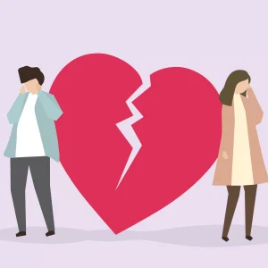 RELACIÓN QUE TERMINA Duelo sentimental, sufrimiento amoroso.